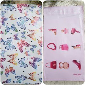 50 designer pineapple/aloha 6x9 poly mailers